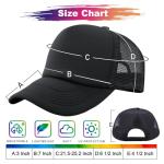 ZH 24-Pack Sublimation Blank Trucker Hats