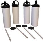 Set of 4 Blank 20oz Sublimation Tumblers