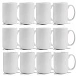 TANGLONG 15 oz Sublimation Coffee Mugs - Set of 12