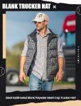 Tarpop 10 Pack Sublimation Blank Trucker Hats