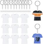 72 Pack Sublimation Keychain Blanks