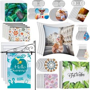 114-Piece DIY Sublimation Blanks Set