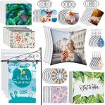 114-Piece DIY Sublimation Blanks Set