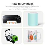 Dmsky 11 oz Blank Sublimation Coffee Mugs Set