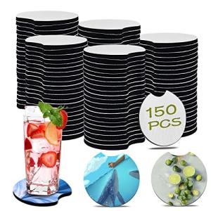 150 Pack Sublimation Blank Car Coasters