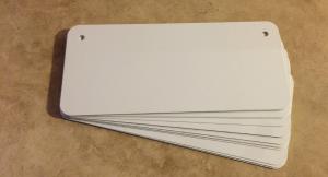 20-Pack 4" x 9" Aluminum Sublimation Blanks