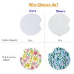 60PCS Round Sublimation Coaster Blanks Set