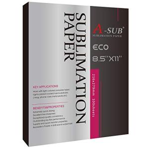 A-SUB 8.5x11 Sublimation Paper for Inkjet Printers