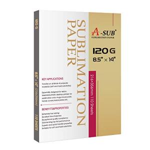 A-SUB 8.5x14 Sublimation Paper, 110 Sheets