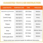 A-SUB 8.5x14 Sublimation Paper, 110 Sheets