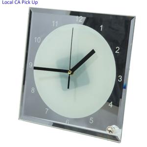 20pcs 7.8" Sublimation Blank Glass Frames with Clock