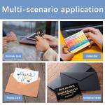 100 Pack Blank Aluminum Sublimation Business Cards