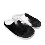 Customized Cat Pattern Slip-On Cotton Slippers