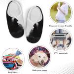 Customized Cat Pattern Slip-On Cotton Slippers