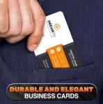 100 Pack Double-Sided Aluminum Business Card Blanks