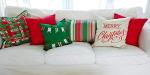 Red 4-Pack Cotton Blank Pillow Cases for DIY