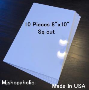 10 Pcs 8" x 10" Aluminum Sublimation Blanks