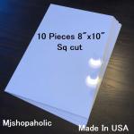 10 Pcs 8" x 10" Aluminum Sublimation Blanks