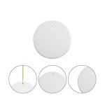 PYD Life 25 Pack Sublimation Ceramic Ornaments 2.75