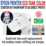 Epson DTF T-Shirt Printer Bundle with Subli Ink