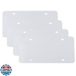 Runseaway 4-Pack Aluminum License Plate Sublimation Blanks