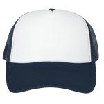 Gelante Sublimation Blank Trucker Hats - White/Navy