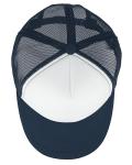 Gelante Sublimation Blank Trucker Hats - White/Navy