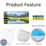 Runseaway 4-Pack Aluminum License Plate Sublimation Blanks