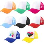 8 Pack Blank Trucker Hats for Sublimation Printing