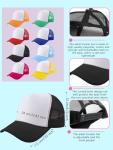 8 Pack Blank Trucker Hats for Sublimation Printing