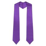 Purple Sublimation Blank Graduation Stole for Adults