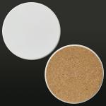 144pcs Round Ceramic Sublimation Coasters with Pads