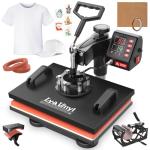 5 in 1 Combo Heat Press Machine - 12x15" Sublimation