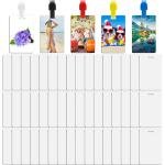 40 Pcs Sublimation Luggage Tags with Color Straps