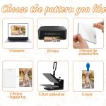 40 Pcs Sublimation Luggage Tags with Color Straps