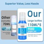 ProSwift 522 High Capacity Ink Refill Bottles