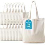 Simpli-Magic 13"x15" Blank Canvas Tote Bags