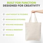 Simpli-Magic 13"x15" Blank Canvas Tote Bags