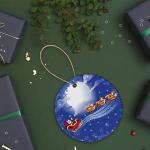 25PC Sublimation Ceramic Ornament Blanks - White Discs