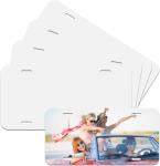 10 Metal Sublimation License Plate Blanks 6"x12
