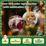 HTVRONT 26-Pack 3-Inch Double-Sided Sublimation Ornaments