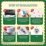 HTVRONT 26-Pack 3-Inch Double-Sided Sublimation Ornaments