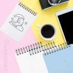 Framendino 6 Pack A6 Sublimation Notebooks