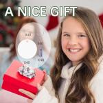 160 Pcs Double-Sided Aluminum Keychain Blanks