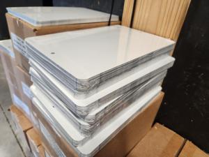 120 Aluminum Parking Sign Sublimation Blanks 8"x12