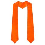 Orange Satin Sublimation Graduation Stole for Class of 2025