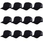12 Pack Sublimation Trucker Hats for Customization