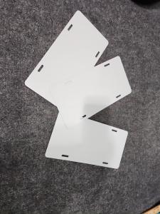3-Pack 6x12" Sublimation Aluminum License Plate Blanks