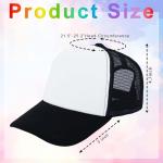 12 Pack Sublimation Trucker Hats for Customization