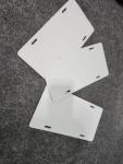 3-Pack 6x12" Sublimation Aluminum License Plate Blanks
